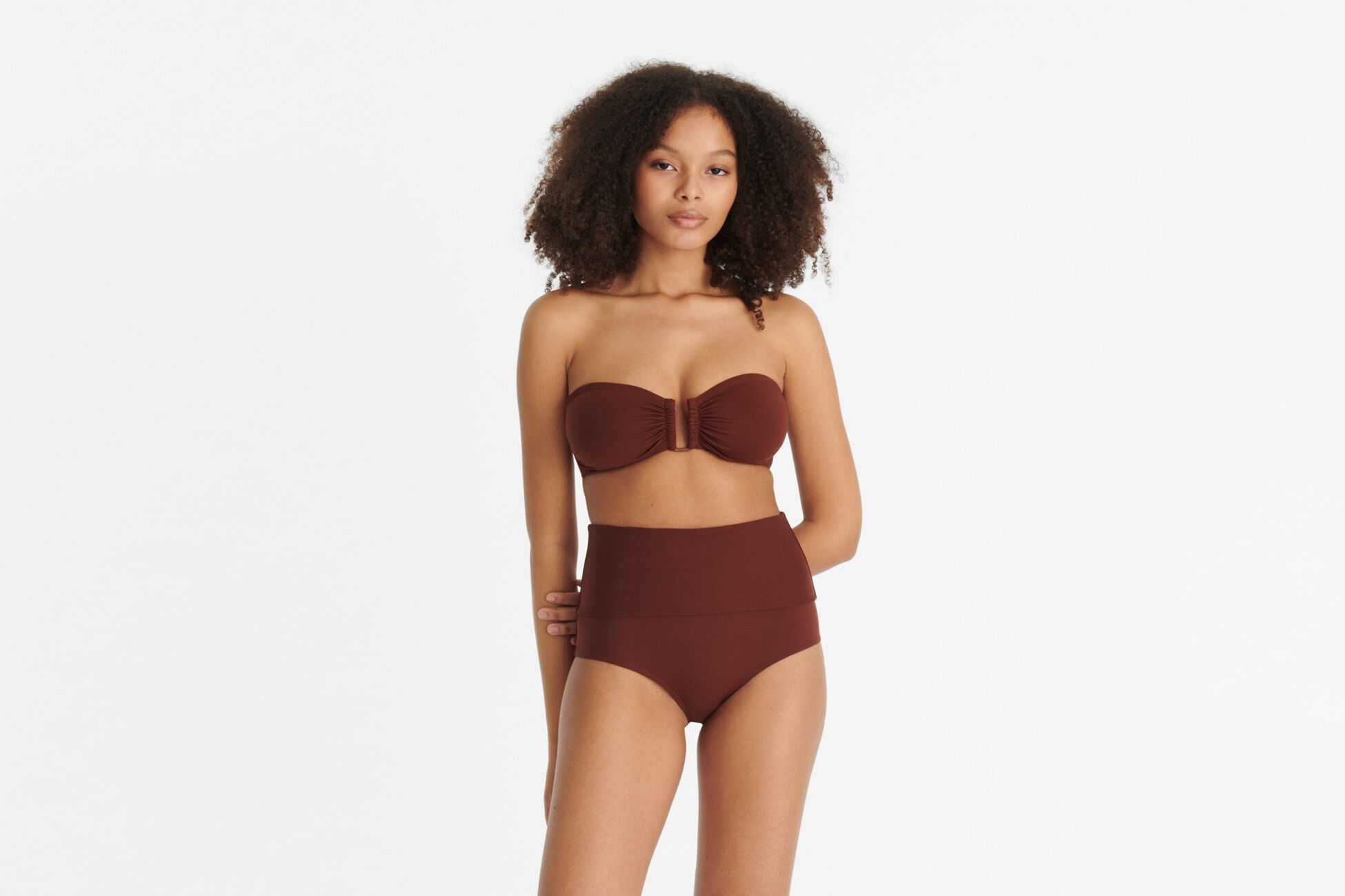 Gredin Hoch geschnittene Bikinihose Standardansicht NaN