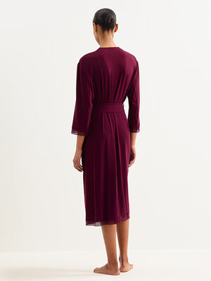 Violette graphique Long robe standard view 2