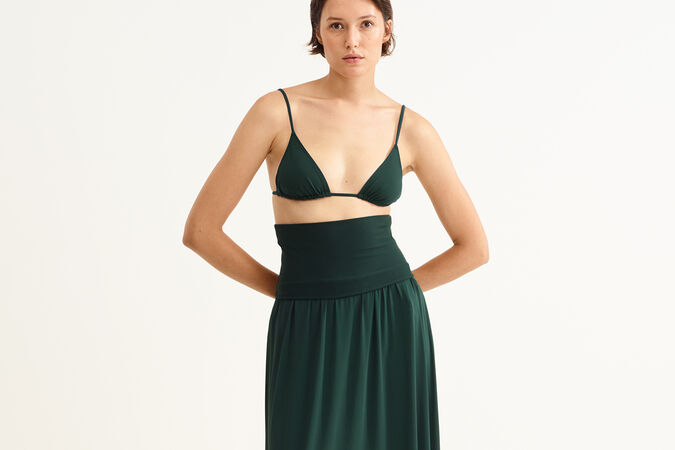 Oda Tr&auml;gerloses langes Kleid Standardansicht 1