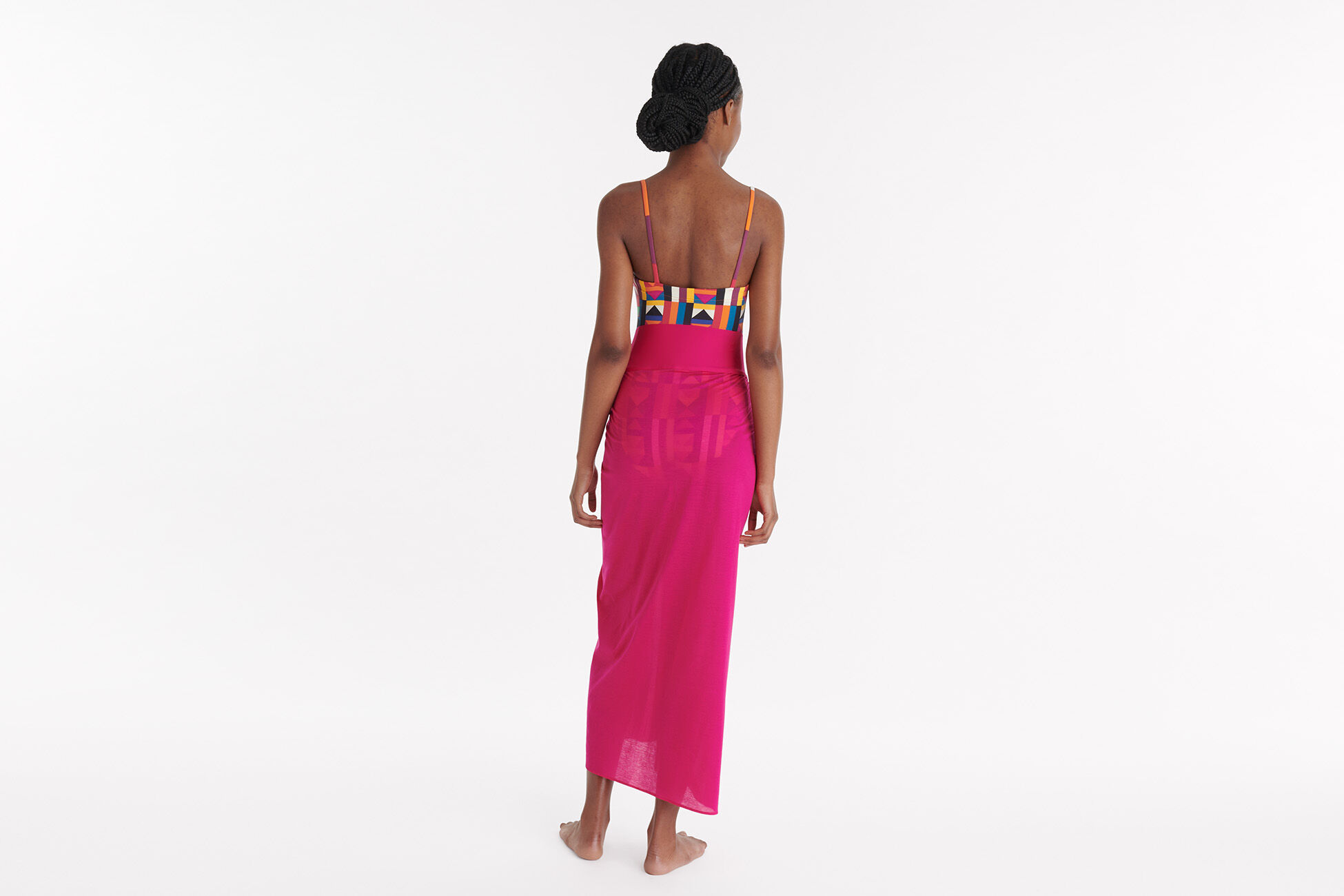 Peplum 2 Long sarong standard view �