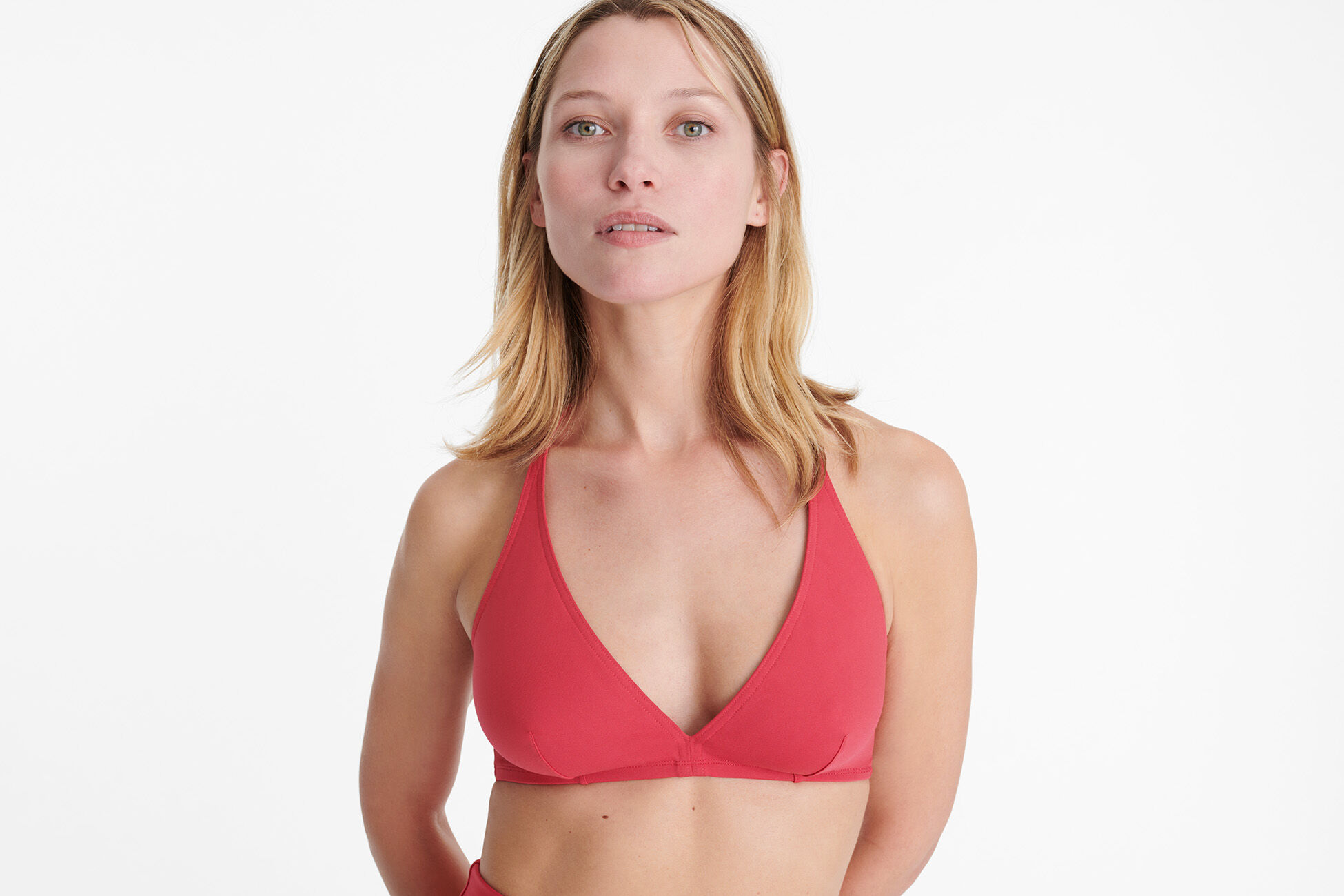 Gang Full-cup triangle bikini top standard view �