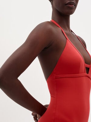 Mounia V-neck one-piece standard view 1 out of 3
