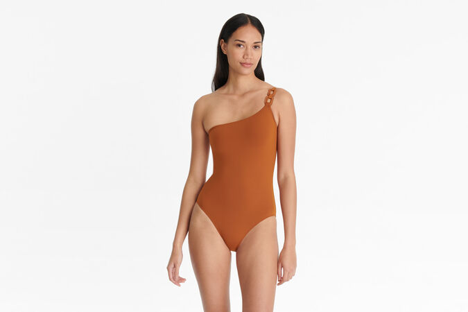 Plaisance One-shoulder one-piece standard view 1