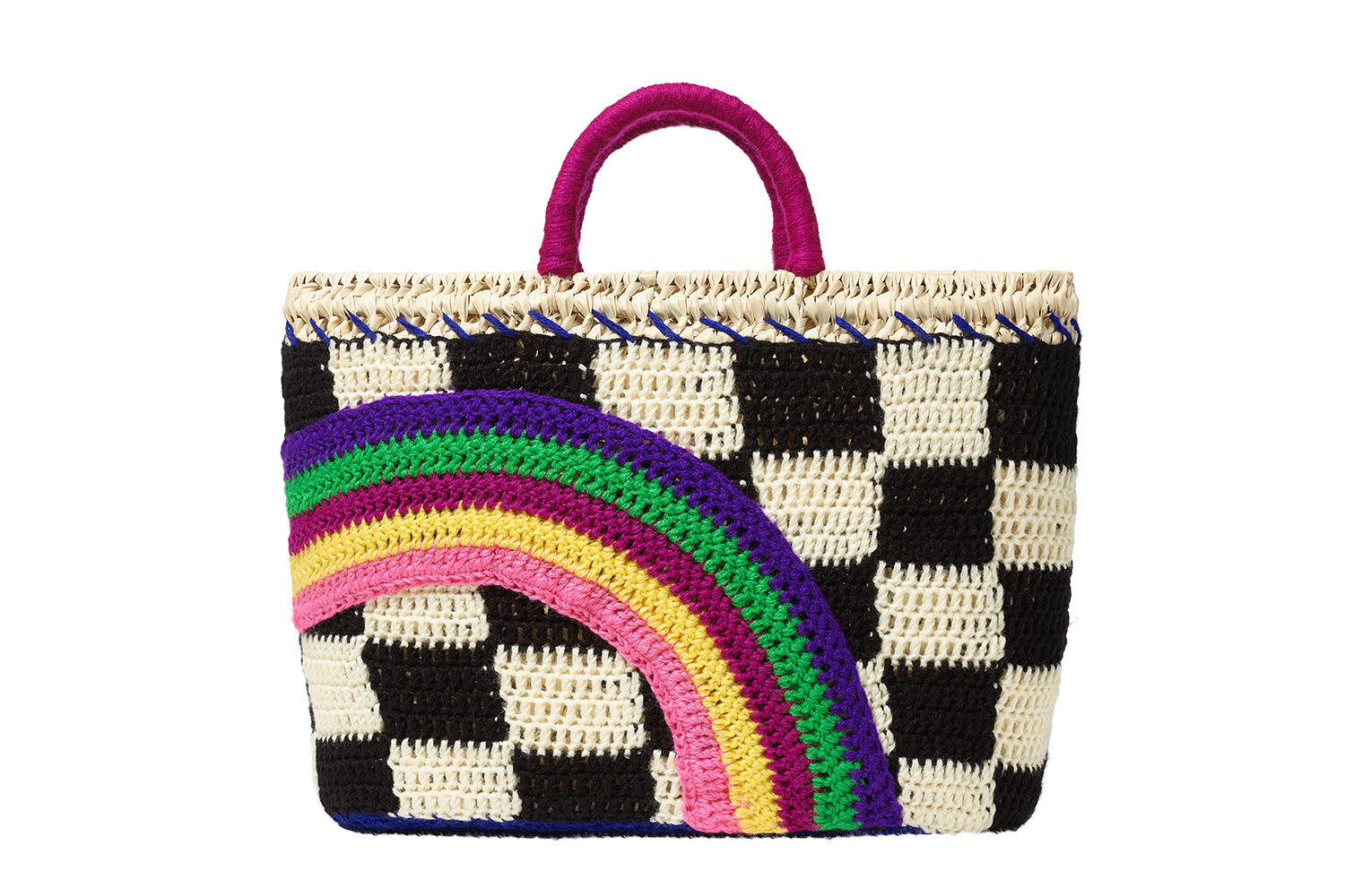 Damier Medium Basket Basket bag MULTICO 23H ERES