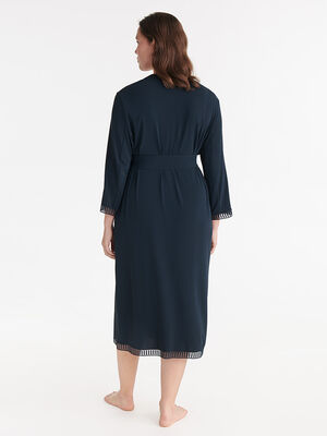 Violette graphique Long robe standard view 3 out of 3
