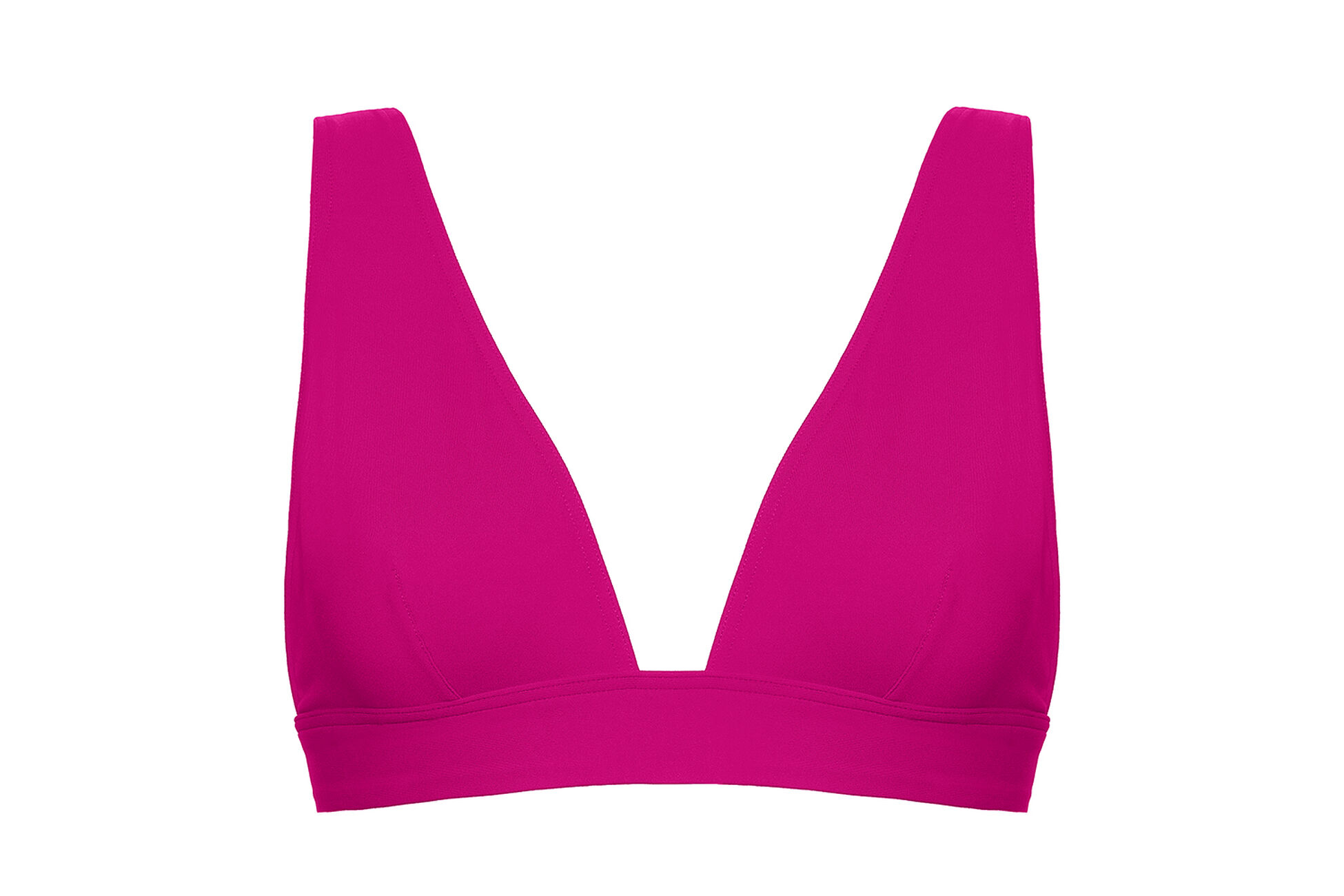 Chrome Full-cup triangle bikini top standard view NaN