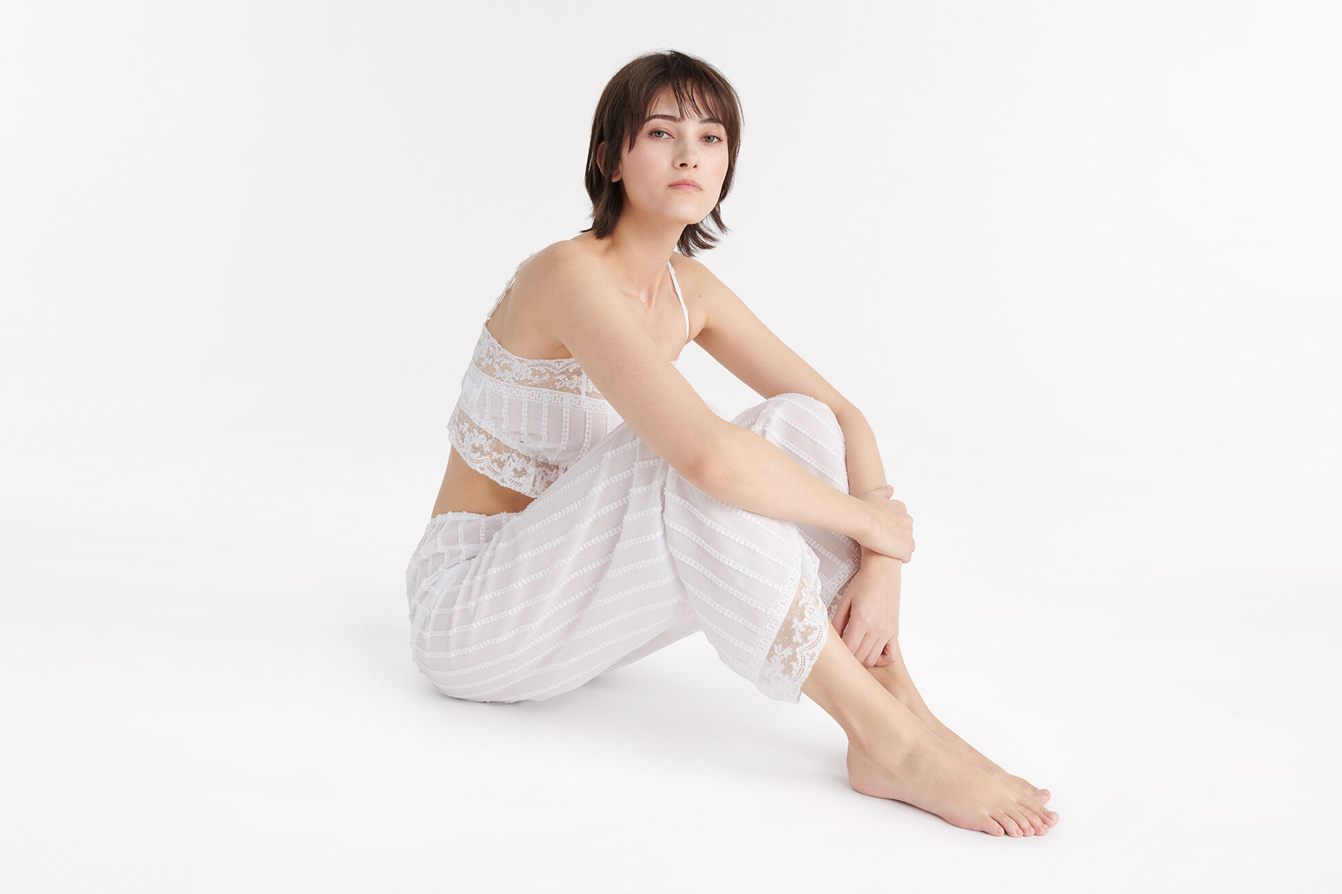 Coton Pantalon large vue standard NaN