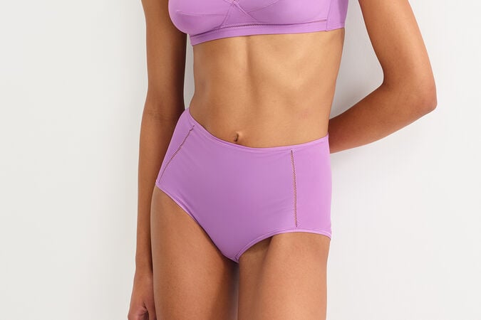 Brina soyeuse Slip a vita alta standard vista 1