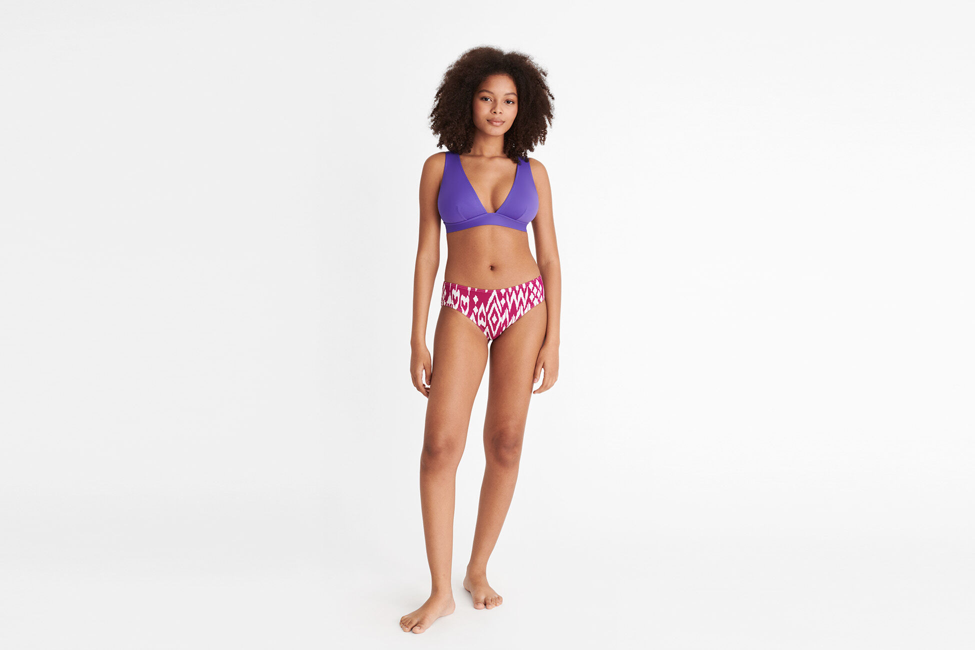 Chrome Full-cup triangle bikini top standard view �