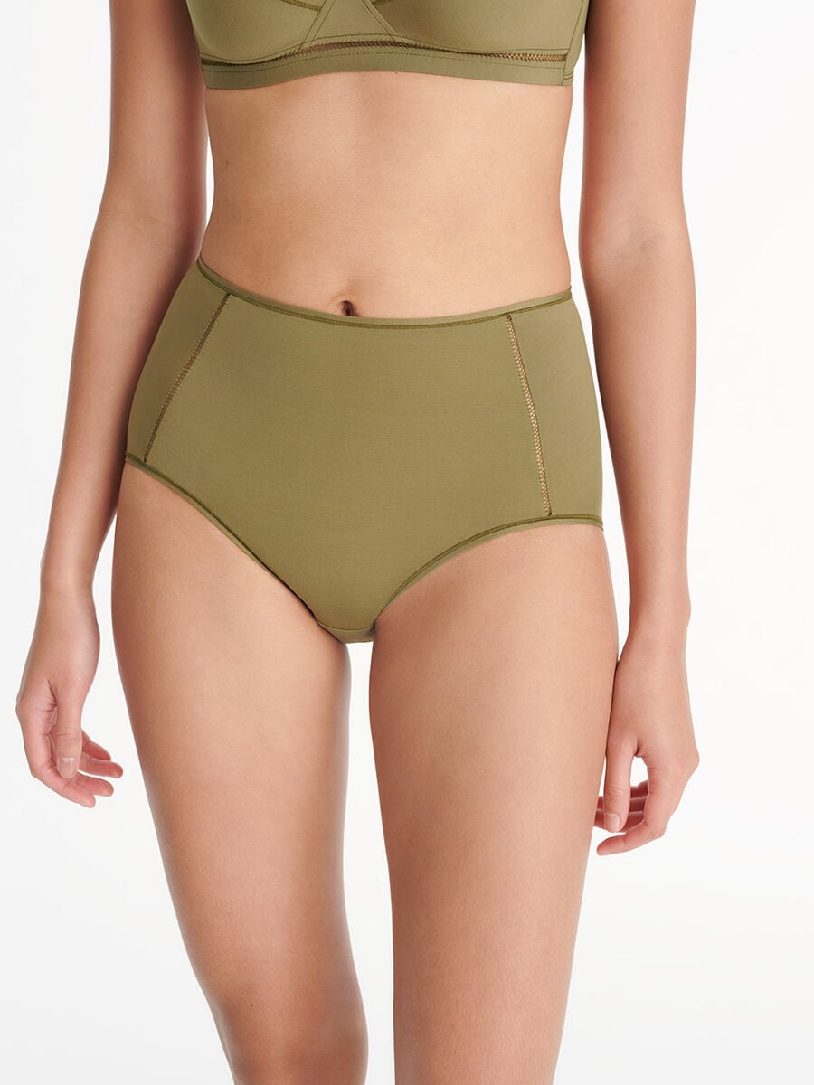Brina soyeuse Slip a vita alta standard vista 1 su 4