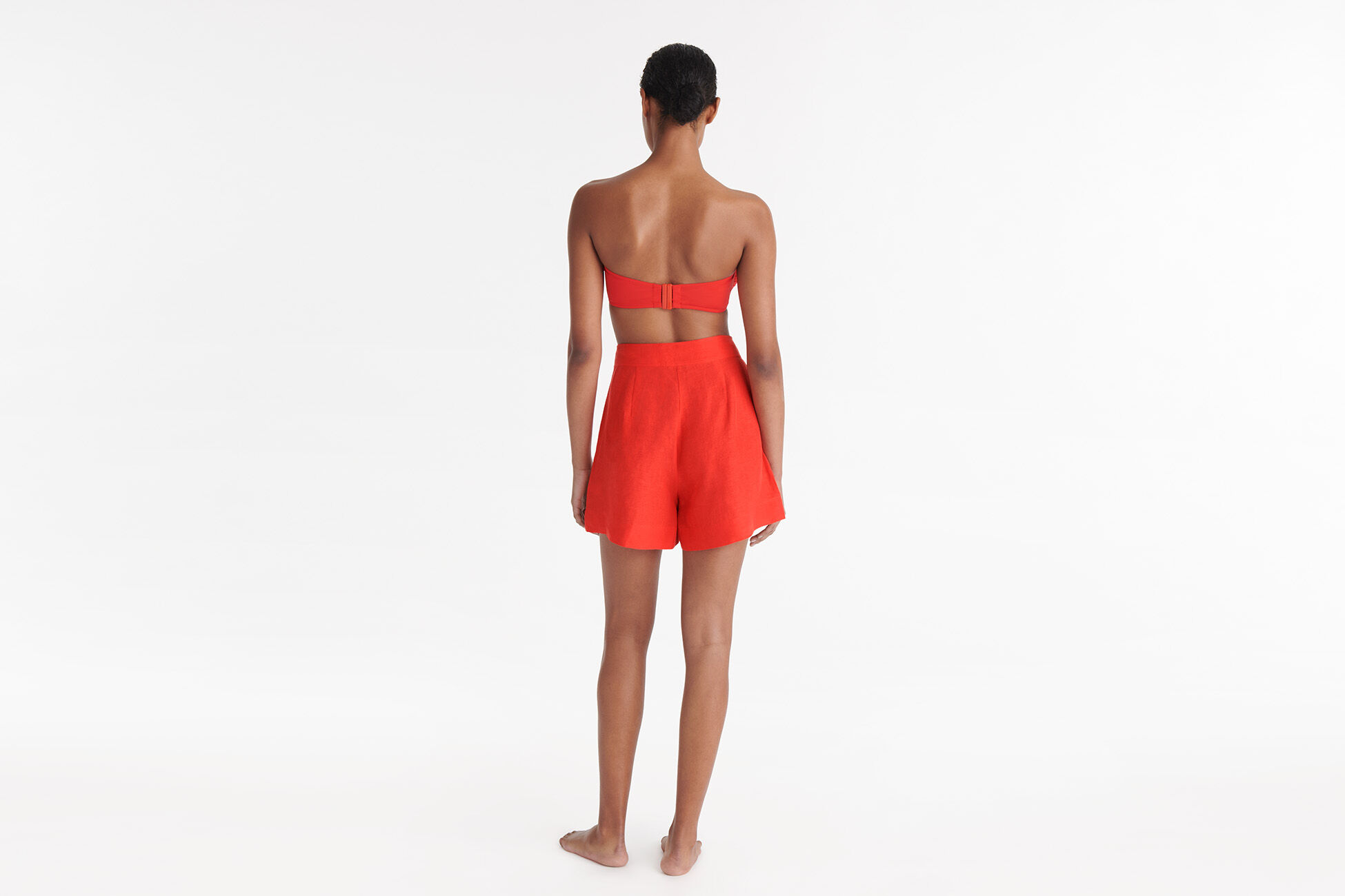 Correct High-waisted shorts standard view NaN