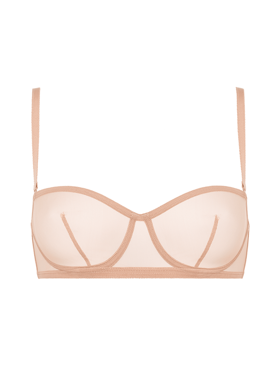 Indiscr&egrave;te Reggiseno a fascia con rinforzi standard vista 4 su 5