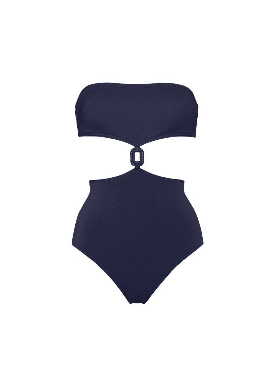 Marina Costume intero trikini a bustino standard vista 4 su 4