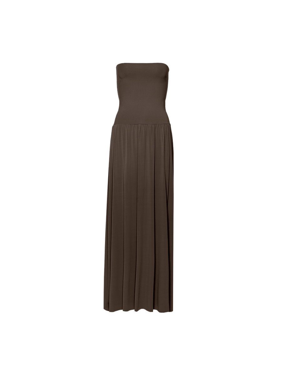 Oda Trägerloses langes Kleid Standardansicht NaN