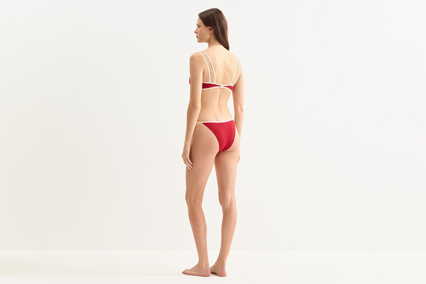 ビキニ ERES Women Swimsuit 012527 NOIRLUREX Black Black and off black swimsuits - Online ERES collection