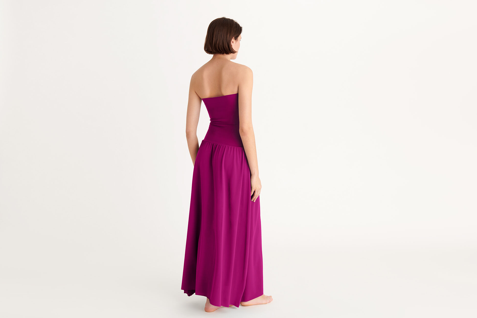 Oda Trägerloses langes Kleid Standardansicht NaN