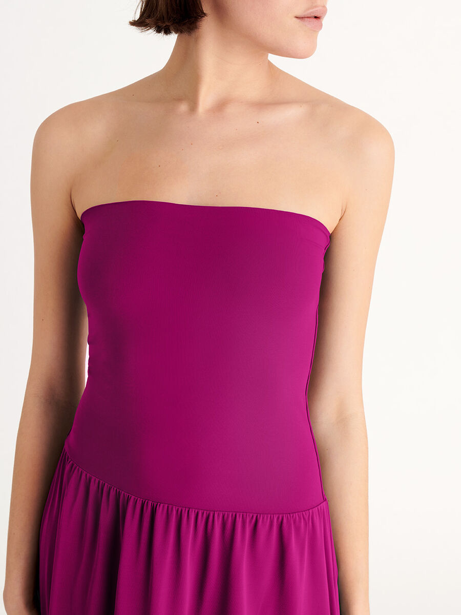 Oda Trägerloses langes Kleid Standardansicht NaN