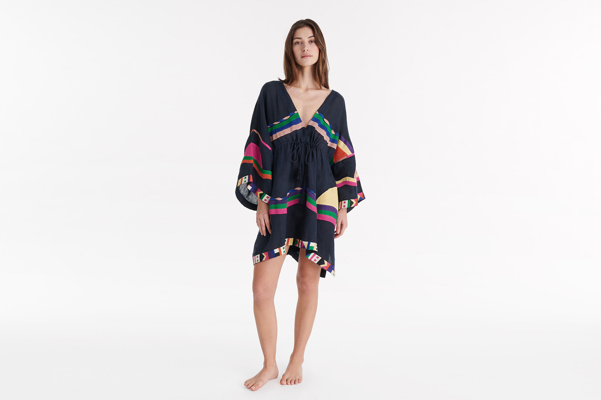 Solar Kurzer Kaftan Standardansicht NaN