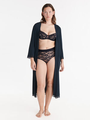 Violette graphique Long robe standard view 1 out of 3