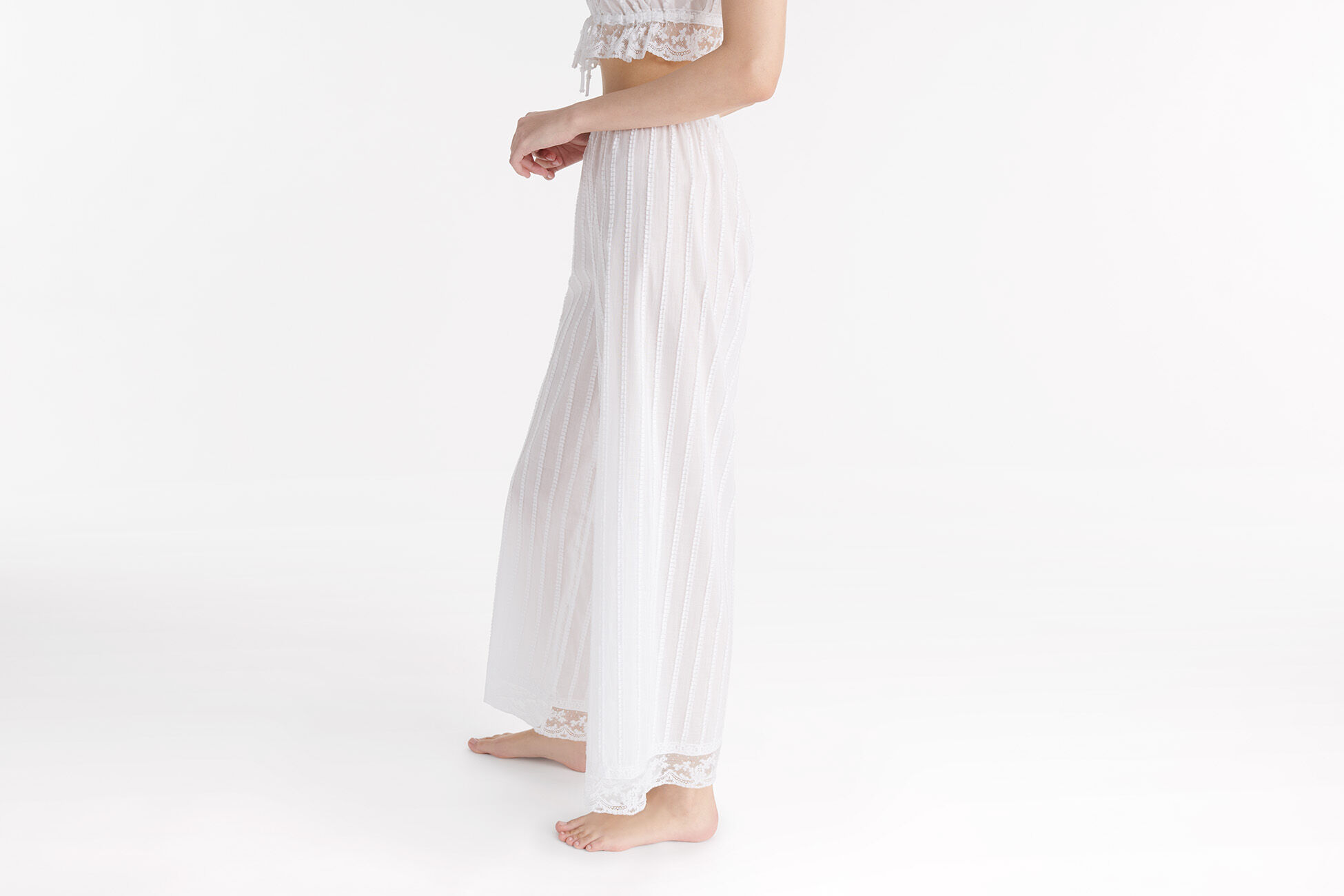 Coton Pantalone largo standard vista NaN