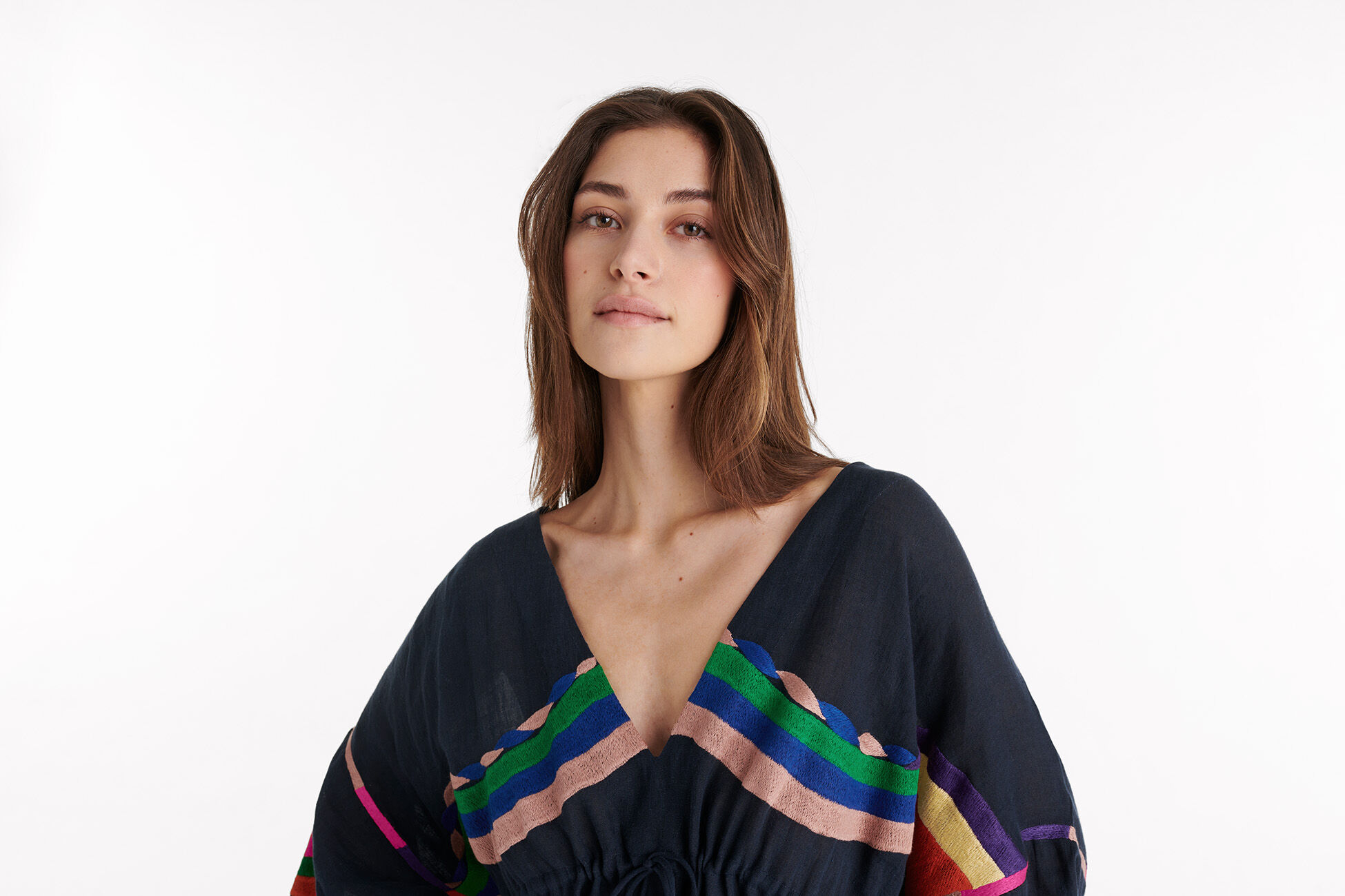 Solar Kurzer Kaftan Standardansicht NaN