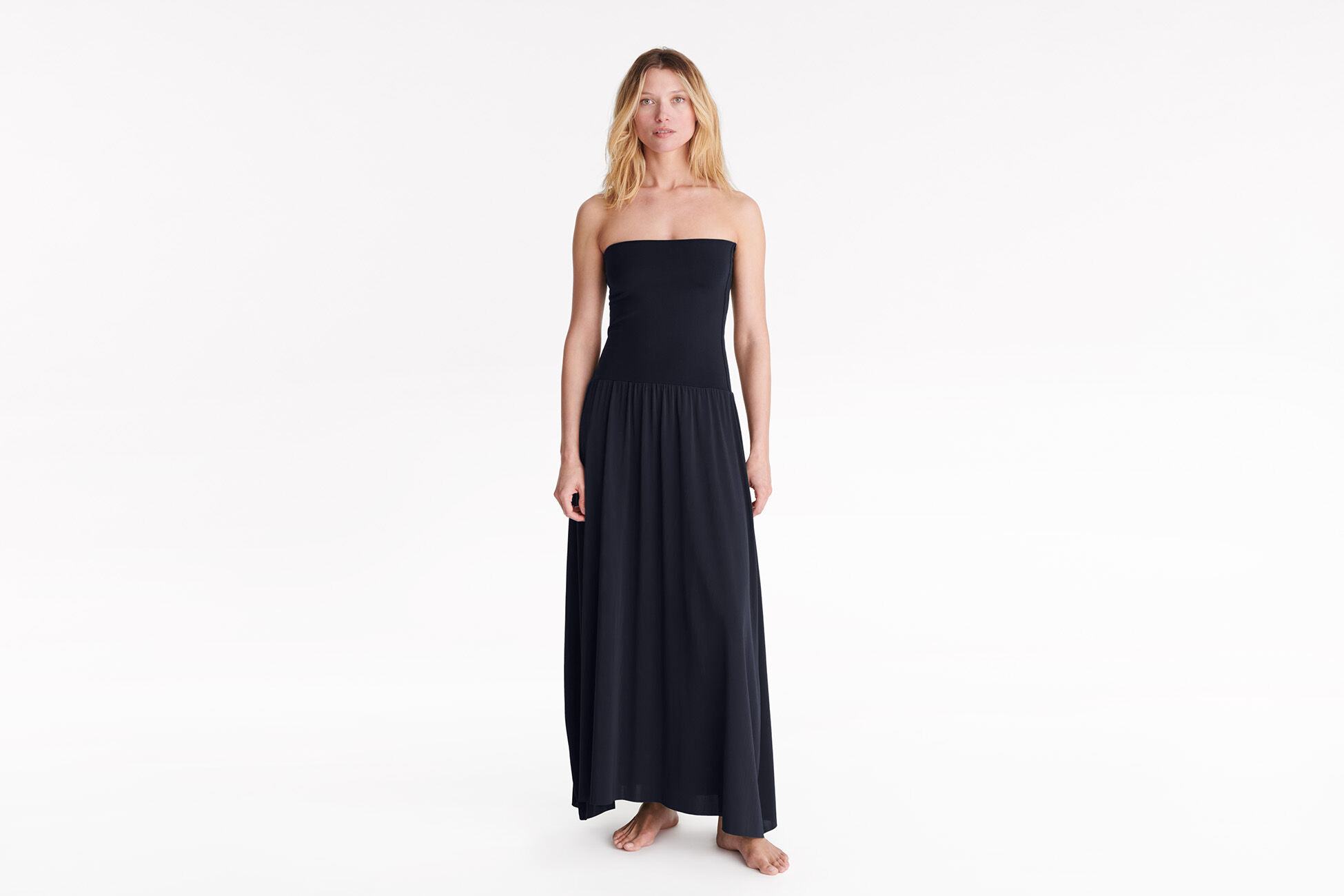 Oda Long bustier dress standard view �