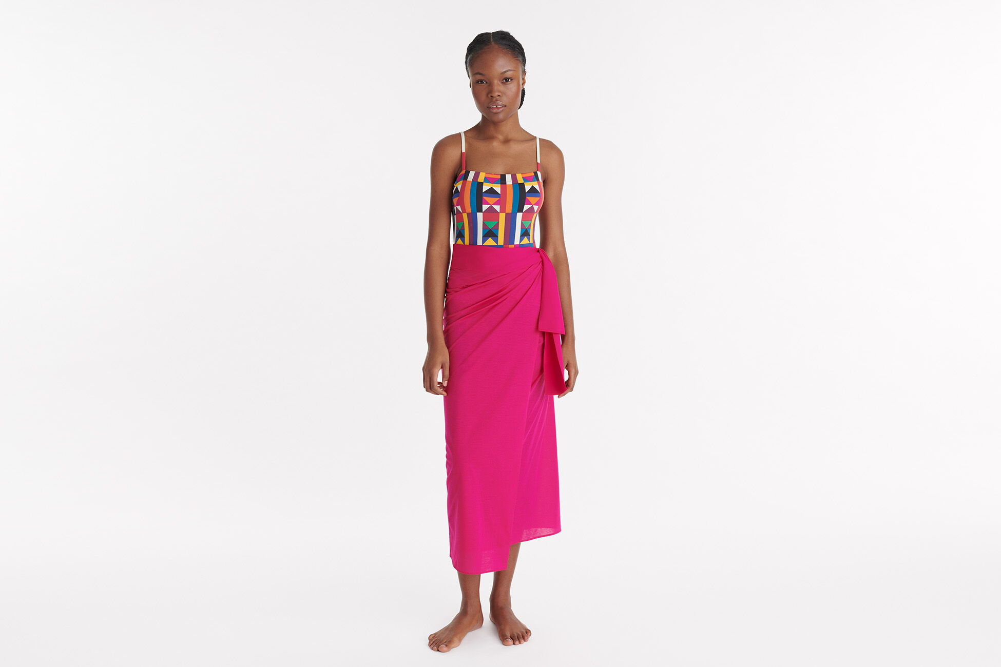 Peplum 2 Long sarong standard view �