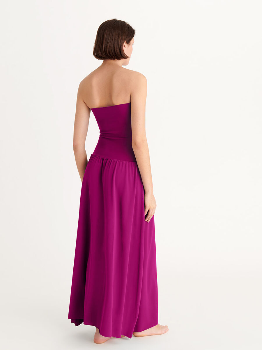 Oda Trägerloses langes Kleid Standardansicht NaN