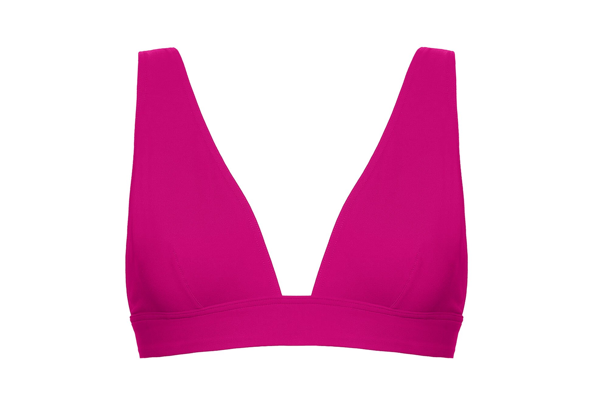 Chrome Full-cup triangle bikini top standard view NaN