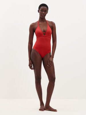 Mounia V-neck one-piece standard view 3 out of 3