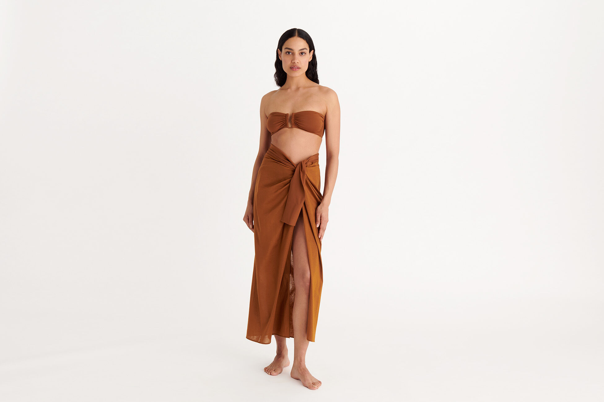 Peplum 2 Pareo lungo standard vista NaN