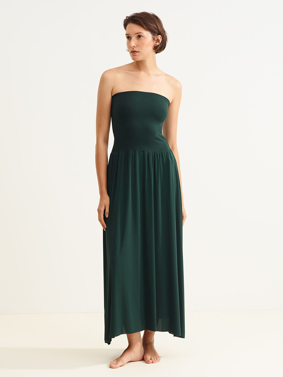 Oda Long bustier dress standard view �