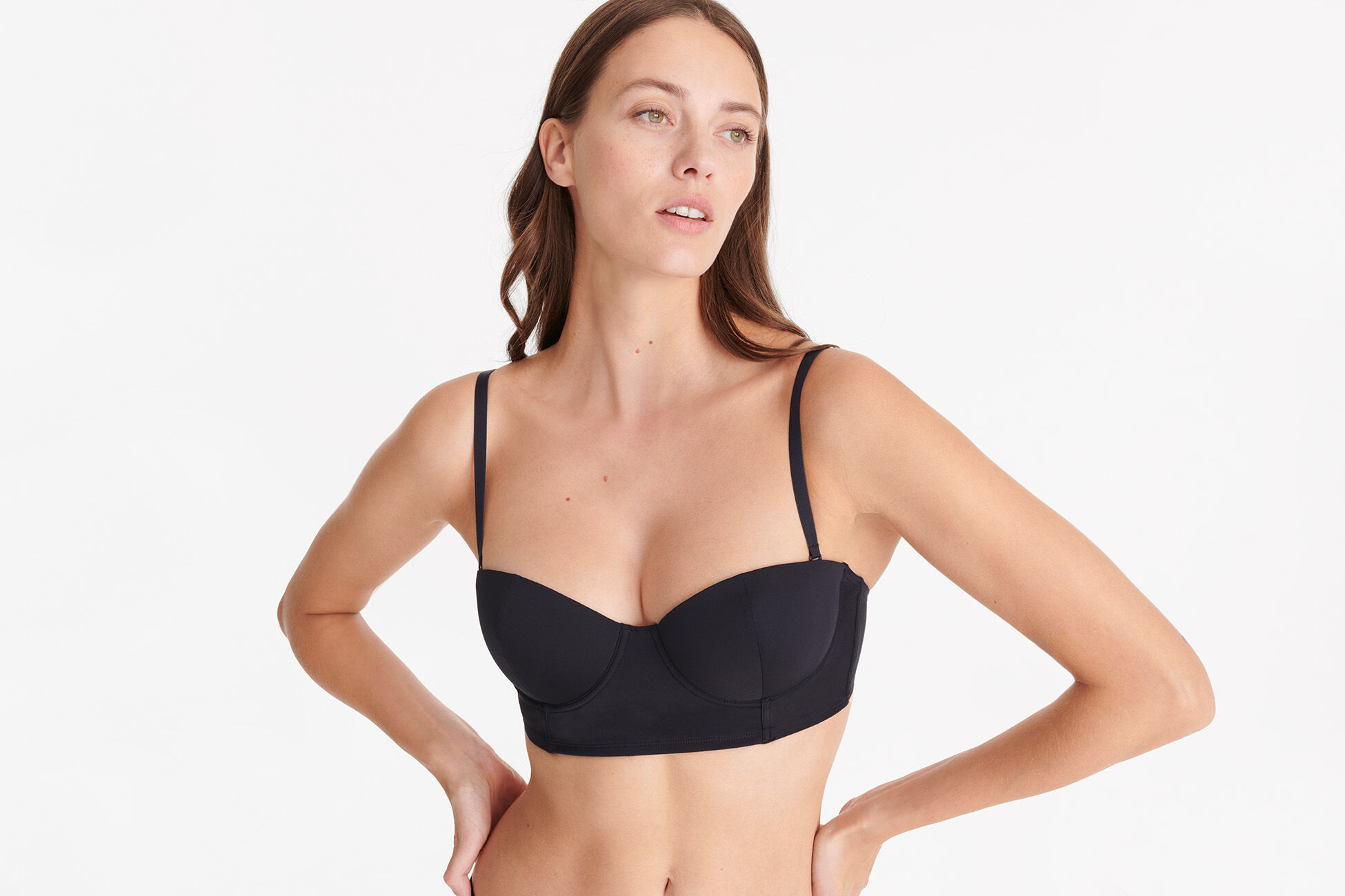 Helena soyeuse Padded bustier bra standard view �