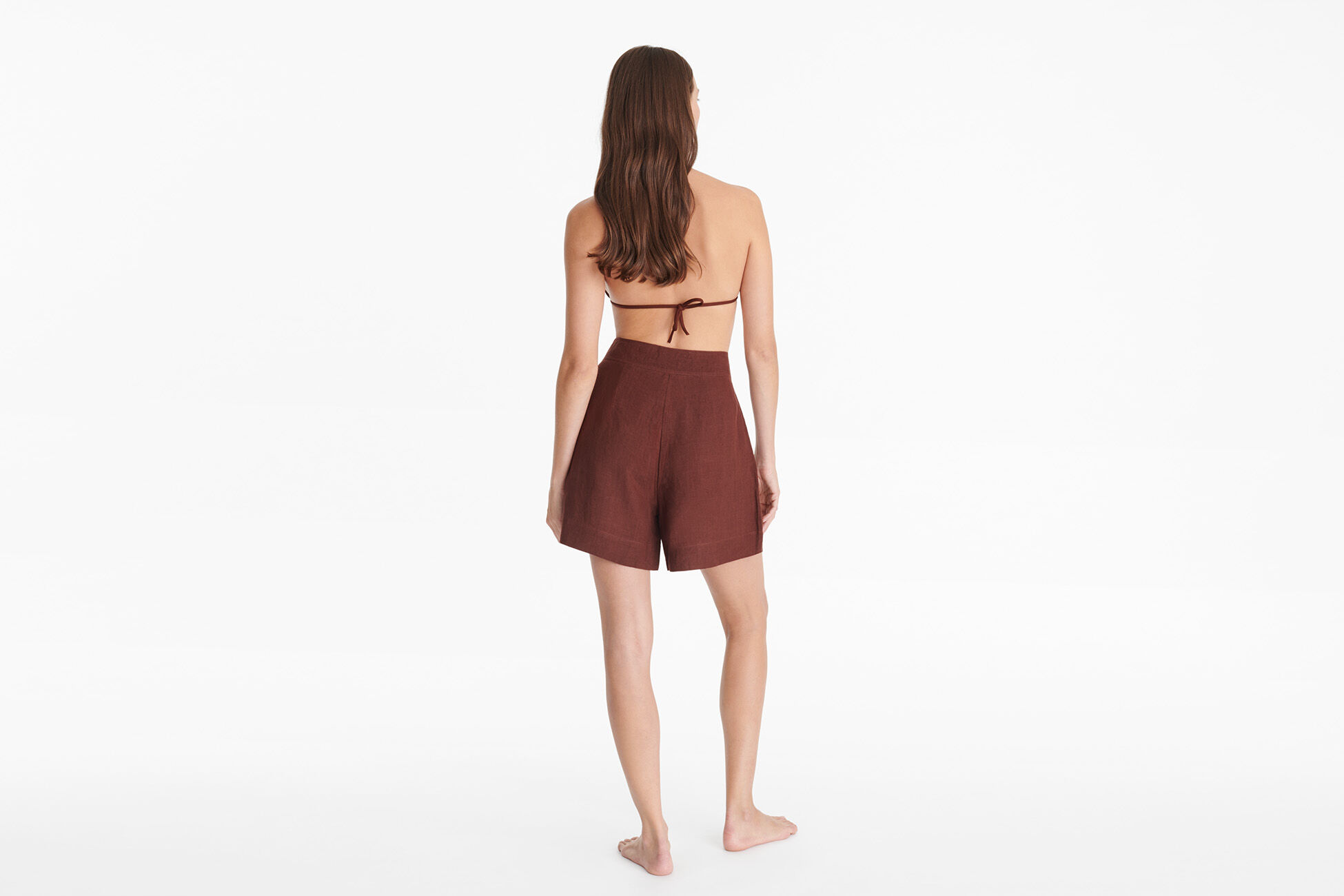 Correct Hoch geschnittene Shorts Standardansicht NaN