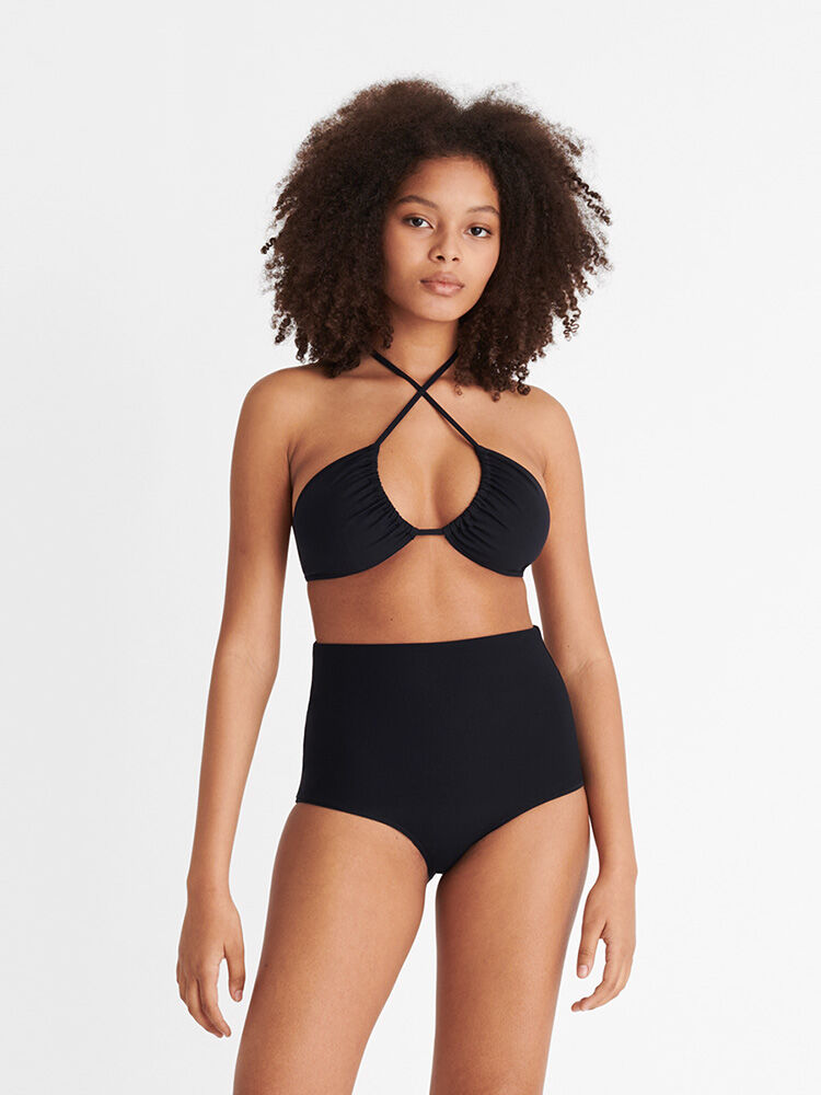 Chrome Full-cup triangle bikini top Ultra | ERES