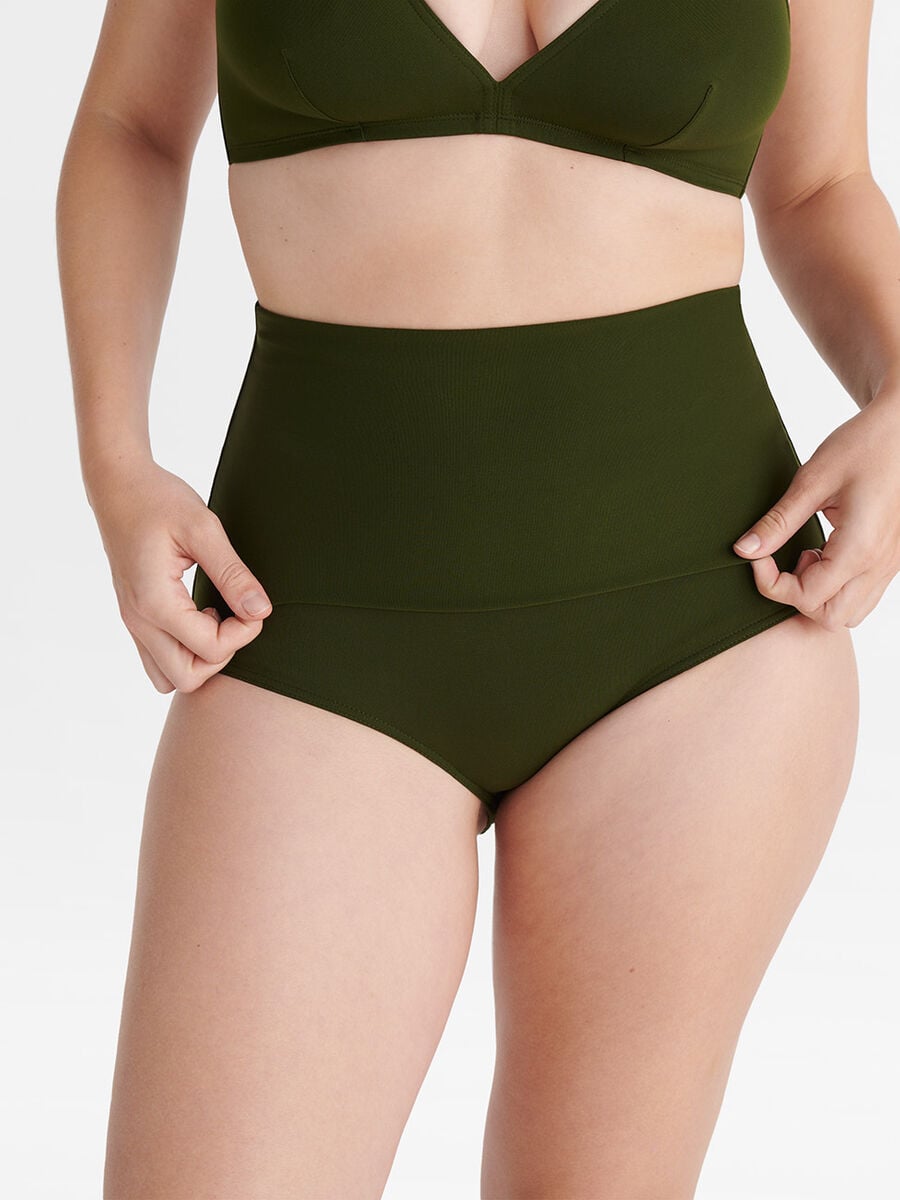 Gredin Hoch geschnittene Bikinihose Standardansicht 1 von 5