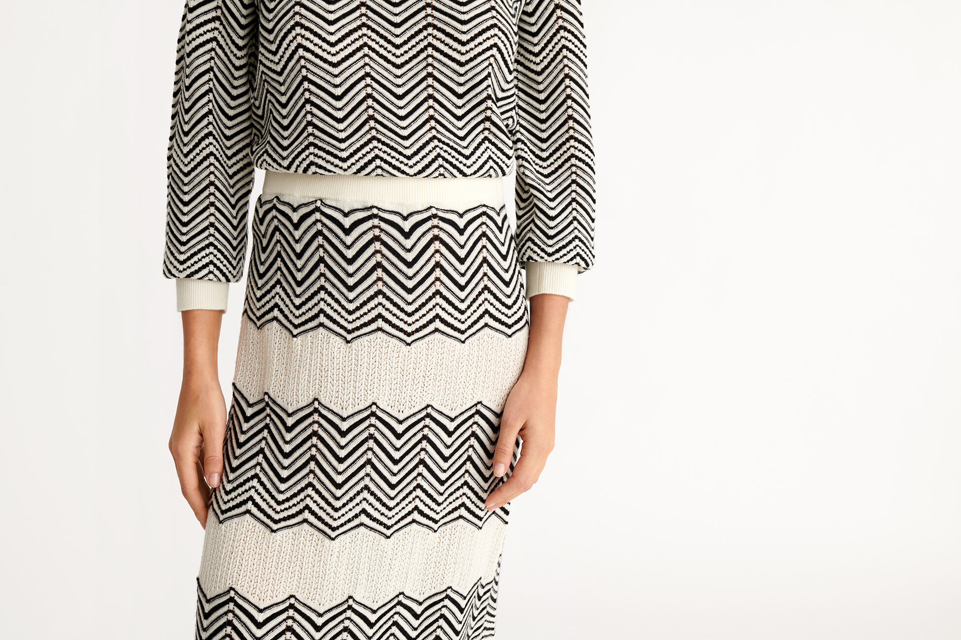 Réglisse Long skirt standard view �