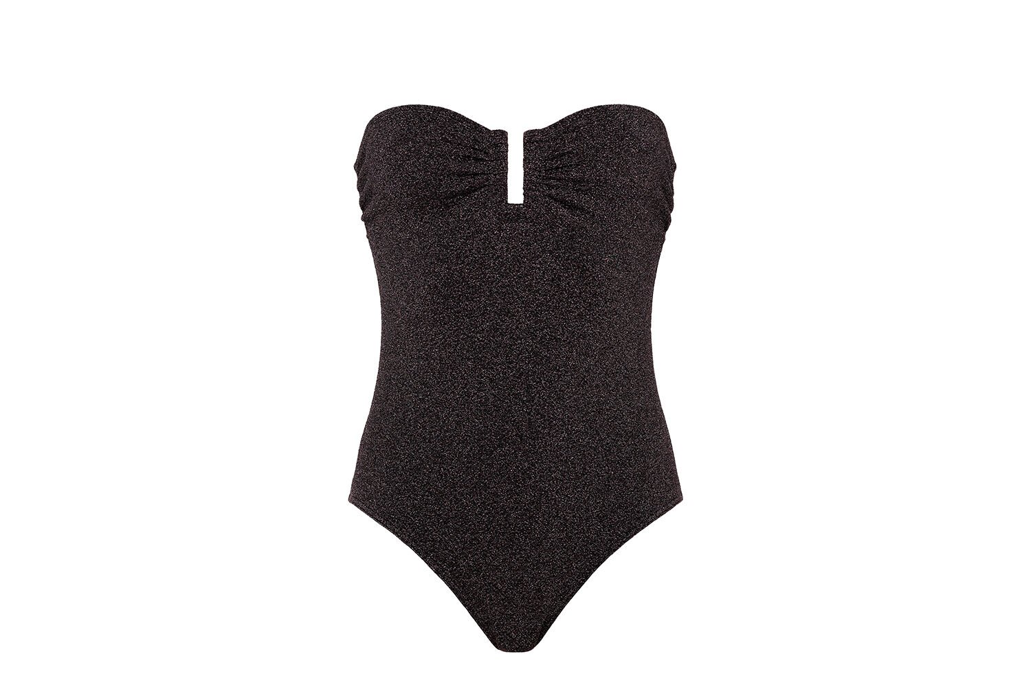 Scintillant Bustier one-piece Noir Lurex | ERES