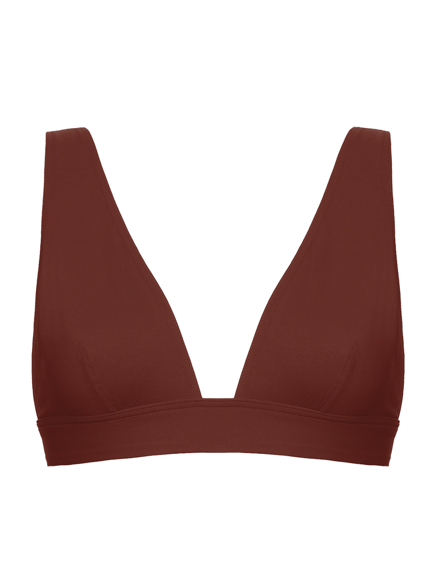 Chrome Full-cup triangle bikini top standard view �