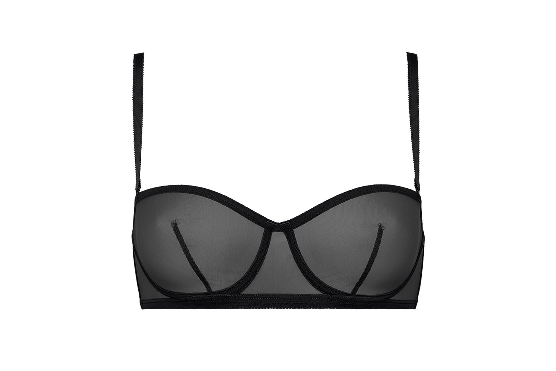 Indiscrete Reggiseno a fascia con rinforzi standard vista NaN