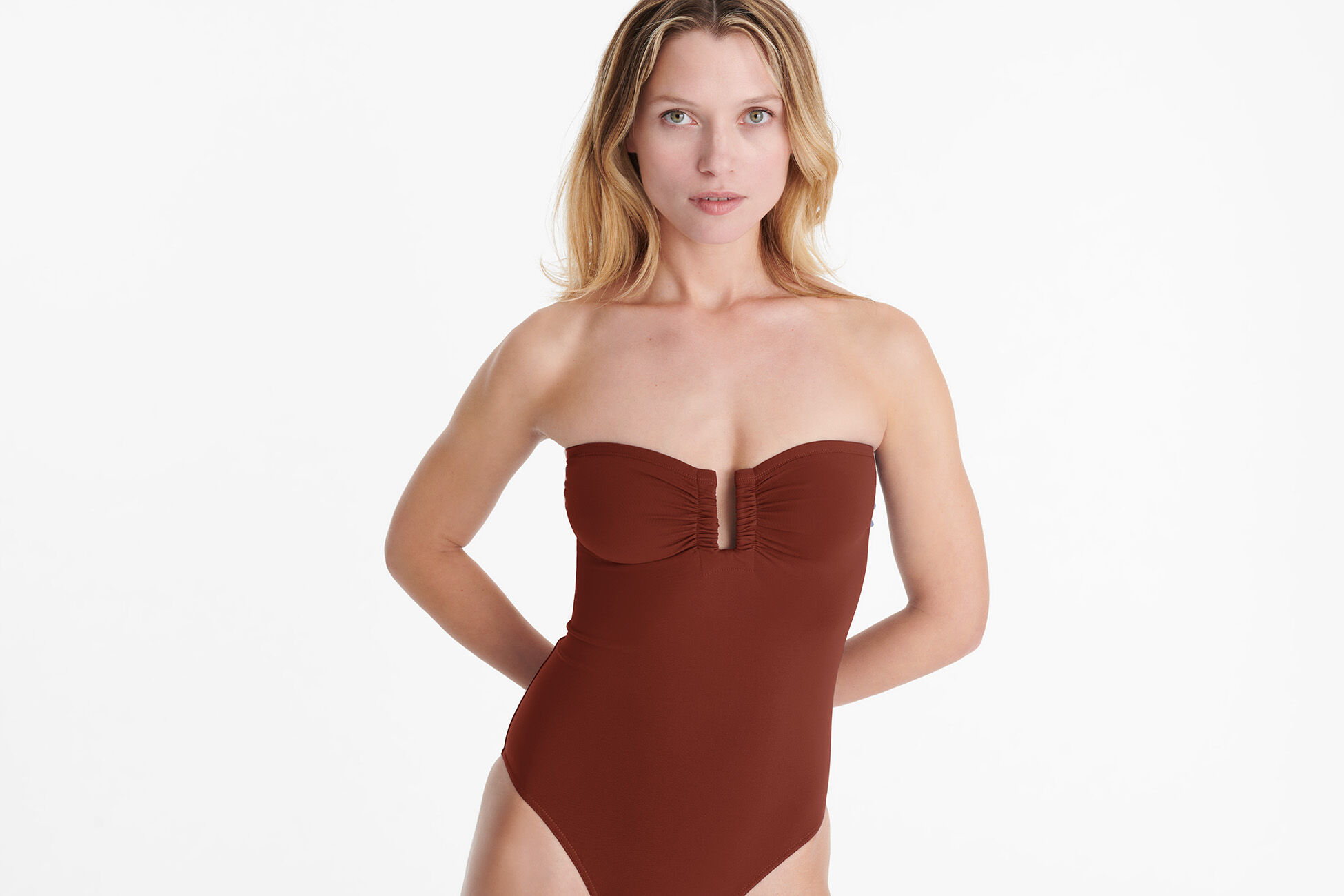Cassiopee Bustier one-piece standard view �
