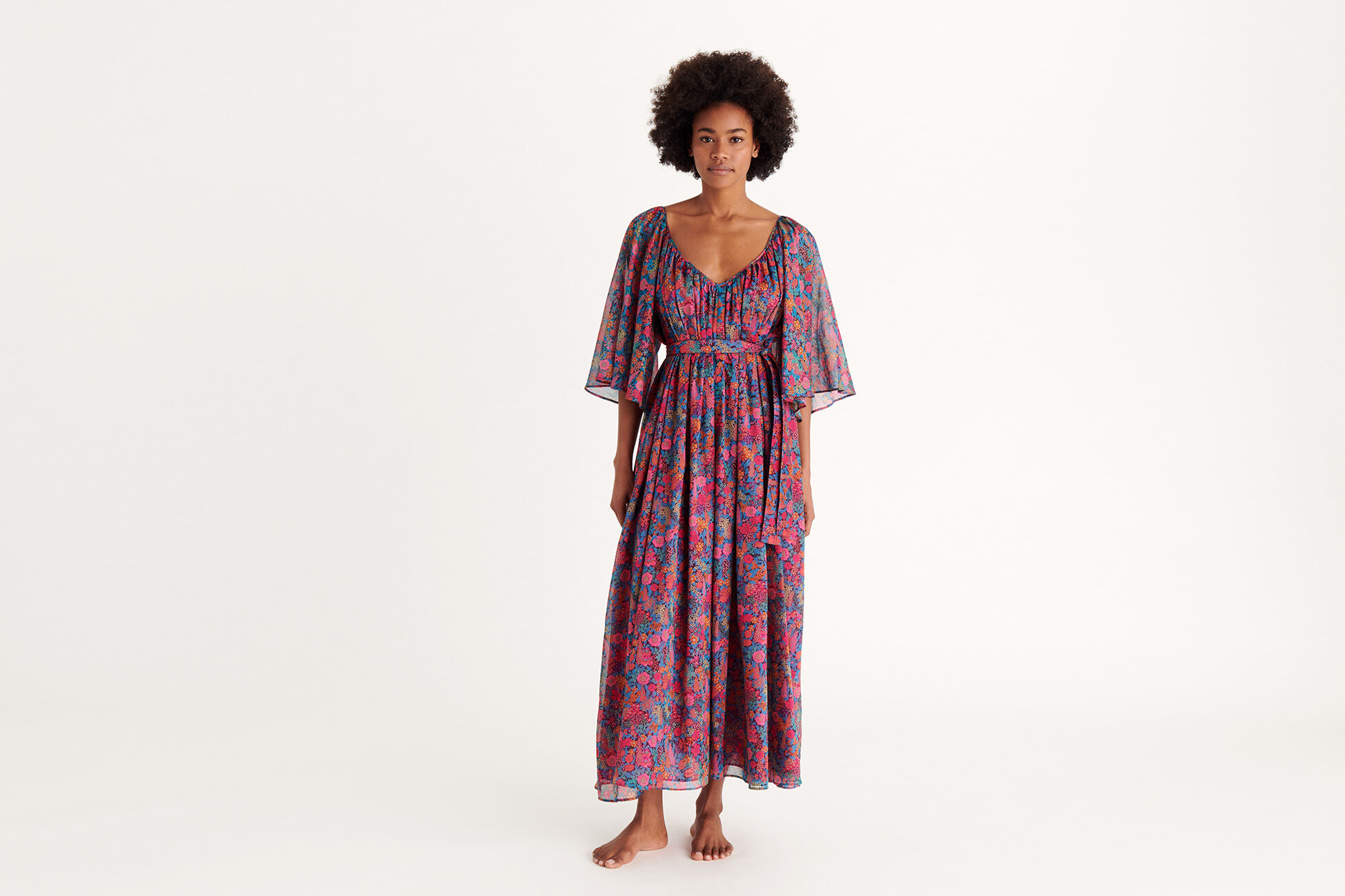 Liberty print maxi dress on sale