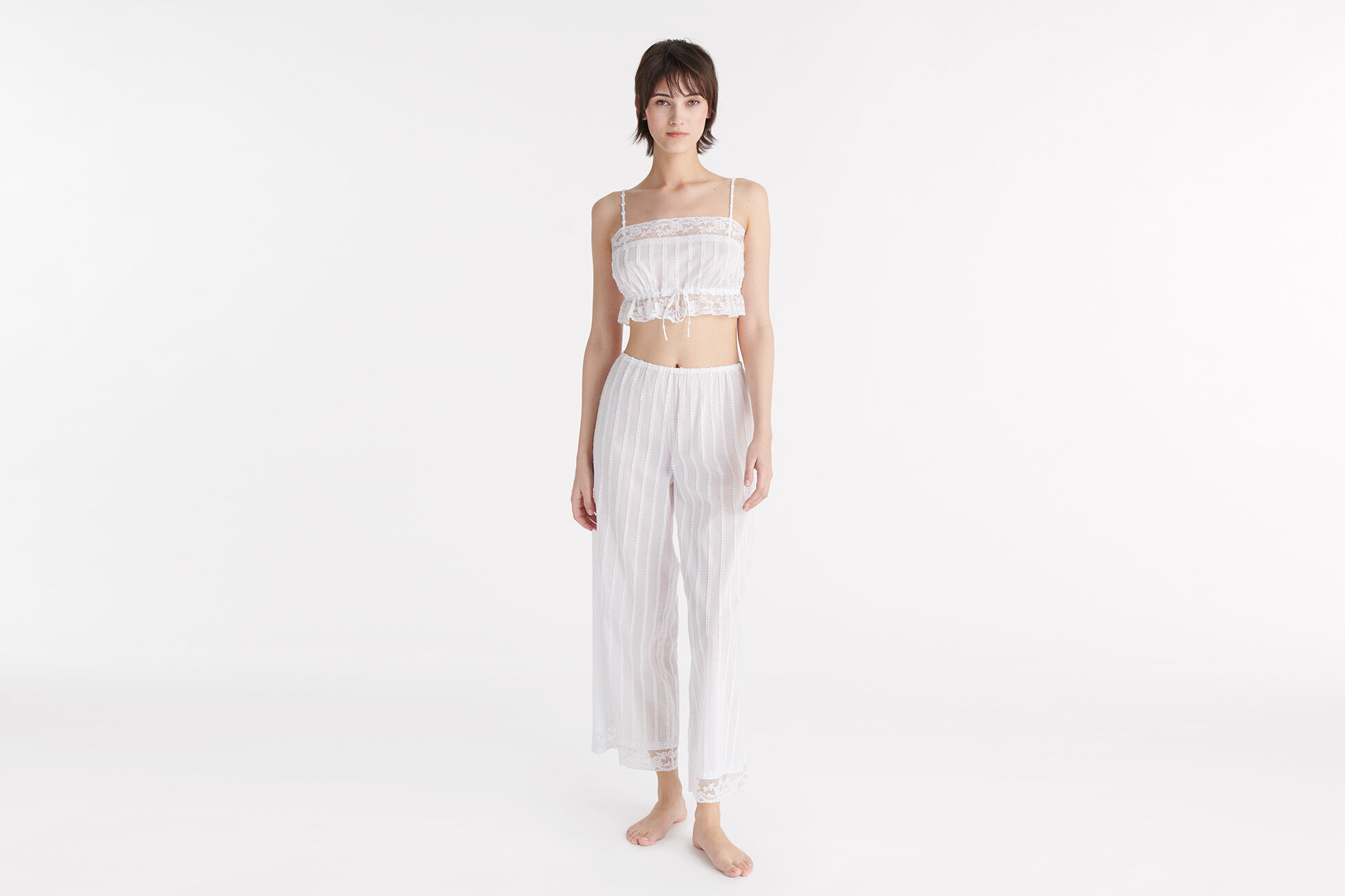 Coton Pantalone largo standard vista NaN