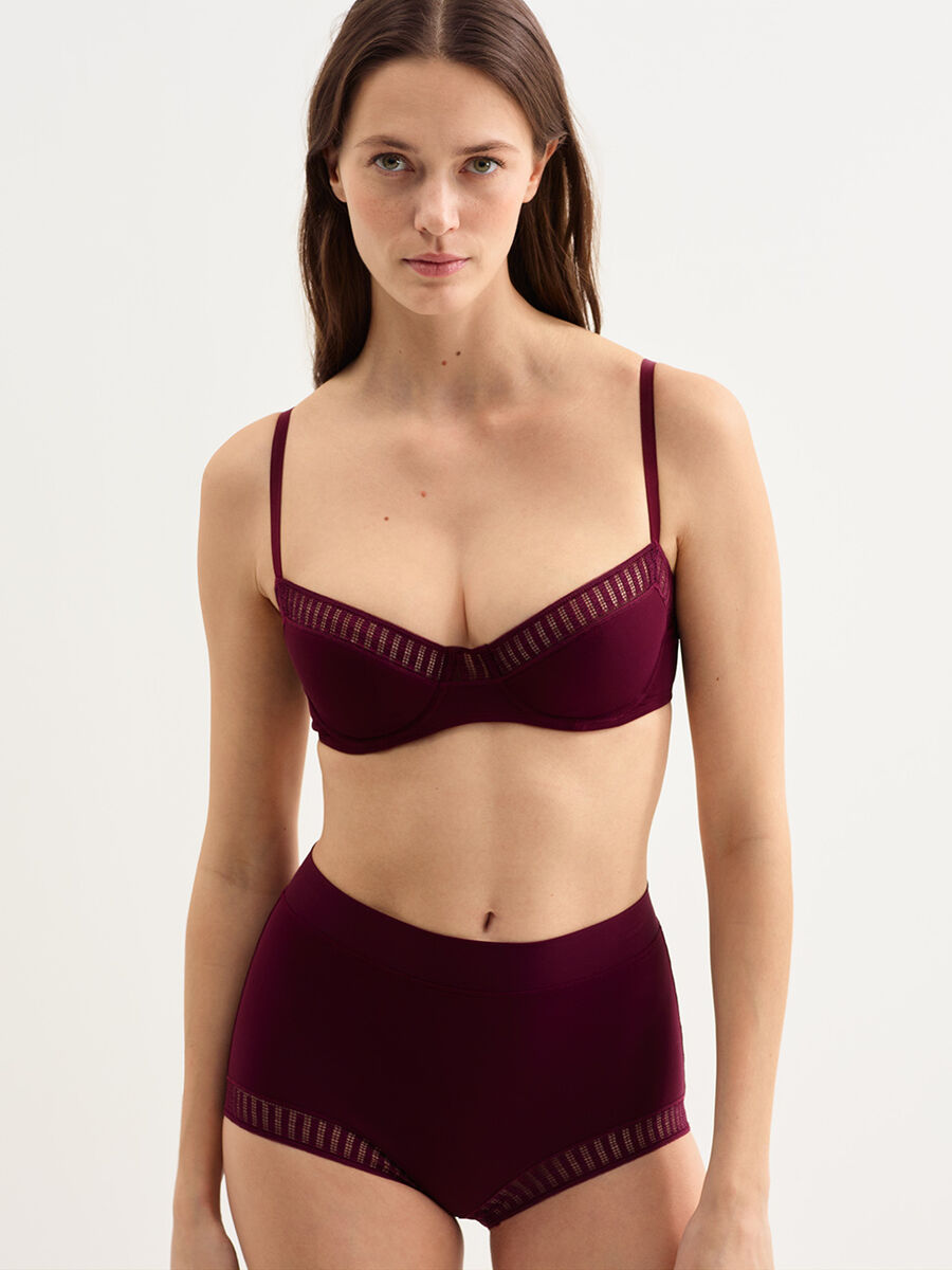 Justine graphique Padded bra standard view �