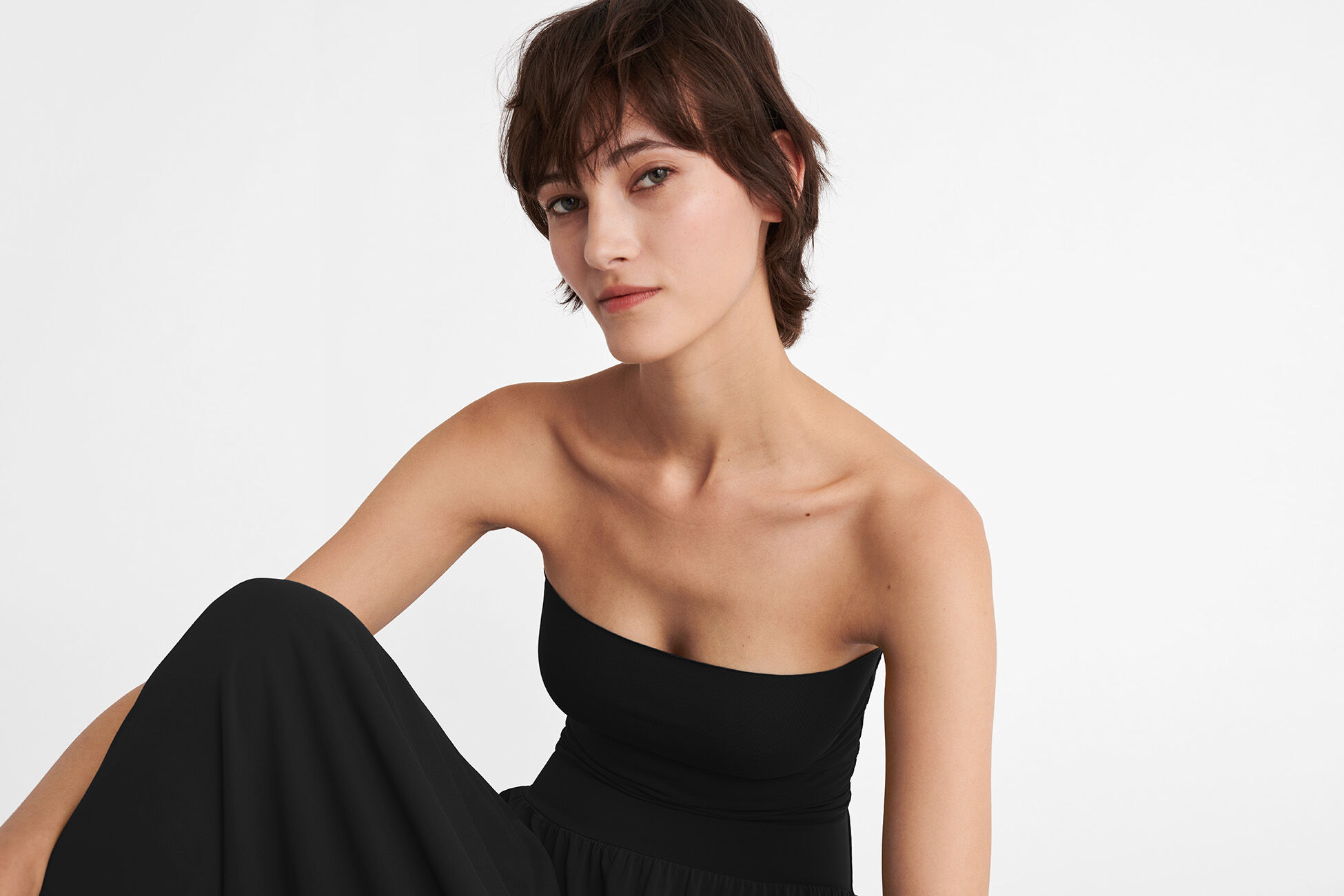 Oda Long bustier dress standard view �