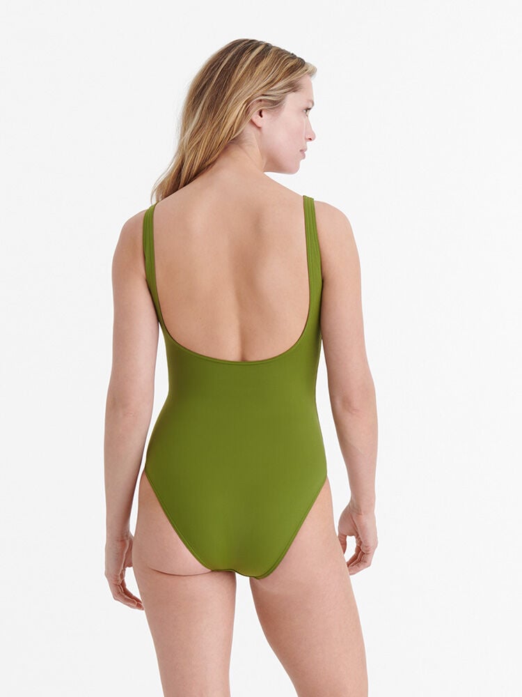 ワンピース水着 ERES Woman Swimsuit Green 011401 VOLCAN ERES Woman Swimsuit Green 011401 VOLCAN