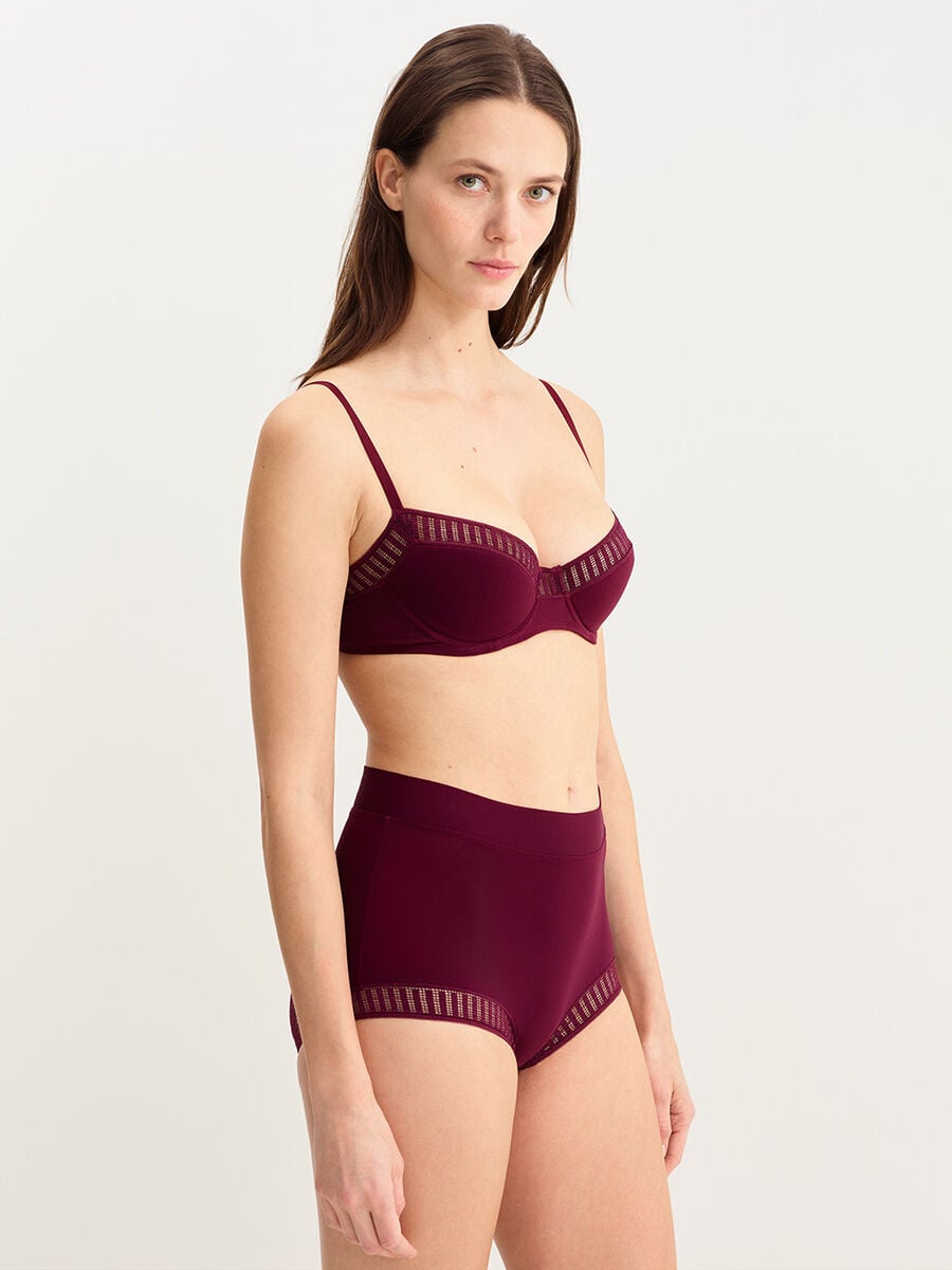 Solange graphique Culotte taille haute vue standard 3 sur 4