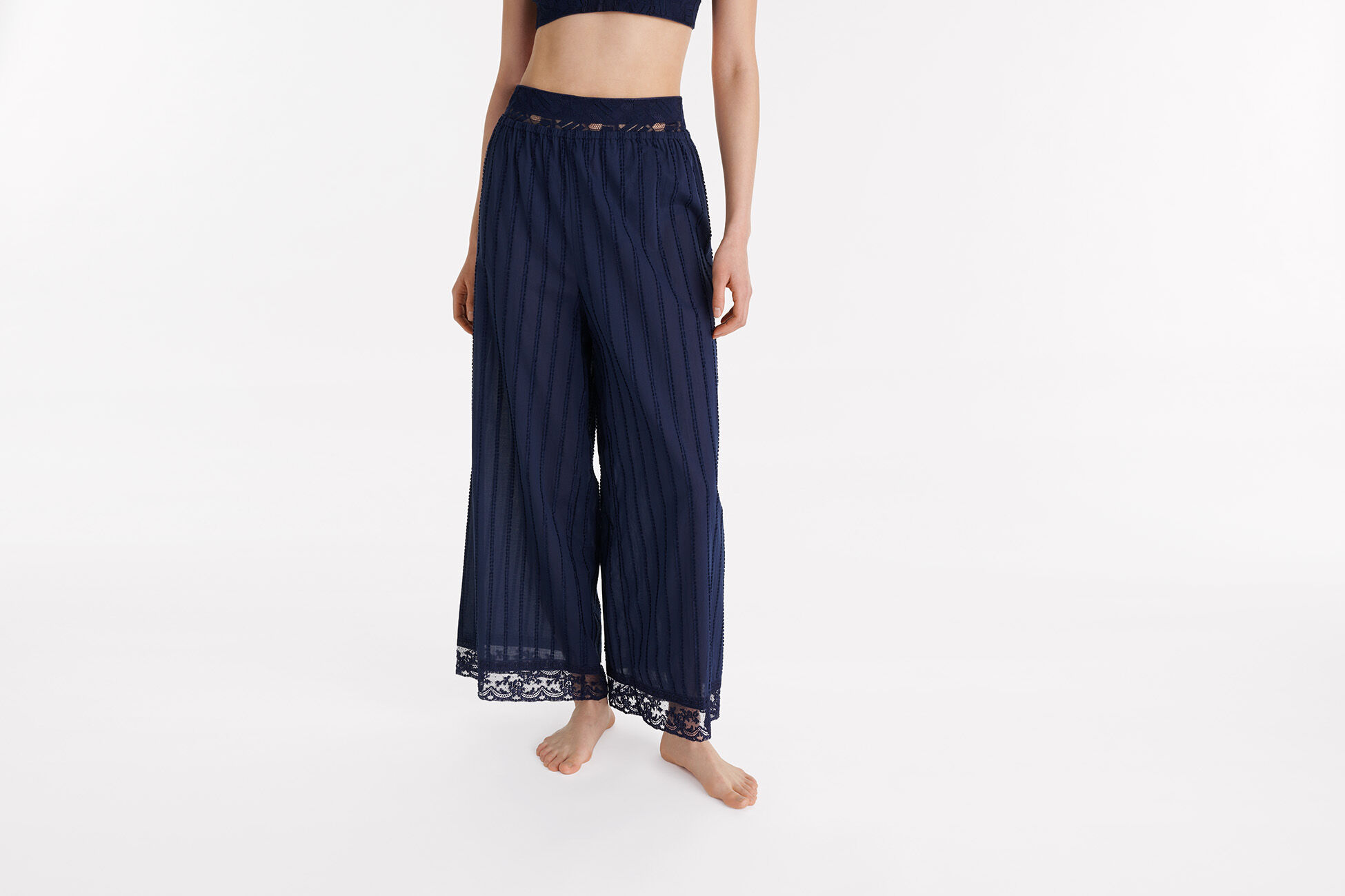 Coton Pantalón ancho Vista estándar NaN