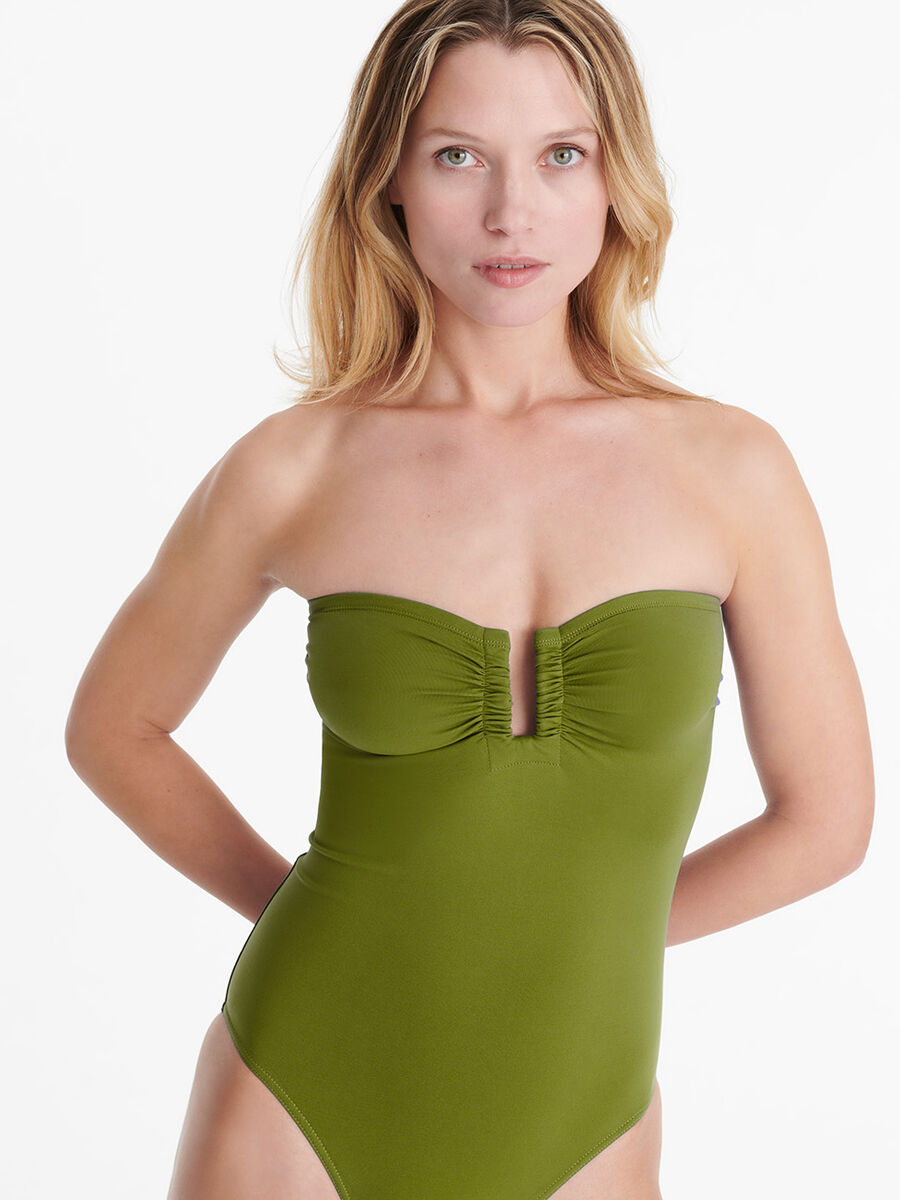 Cassiop&eacute;e Bustier one-piece standard view �