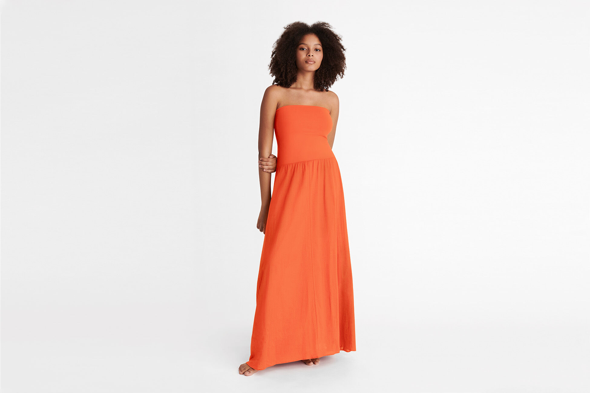Ankara Long dress standard view NaN